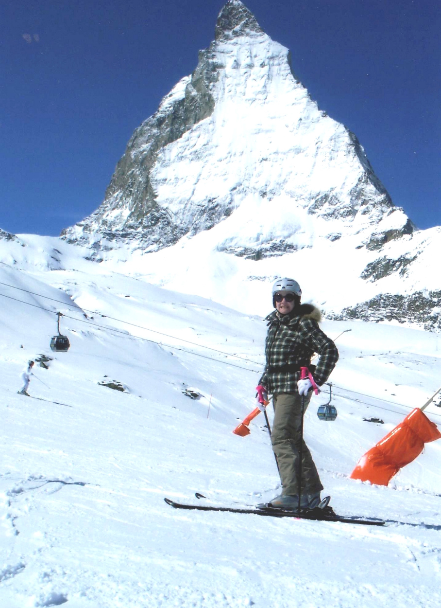 Skifahren am Matterhorn